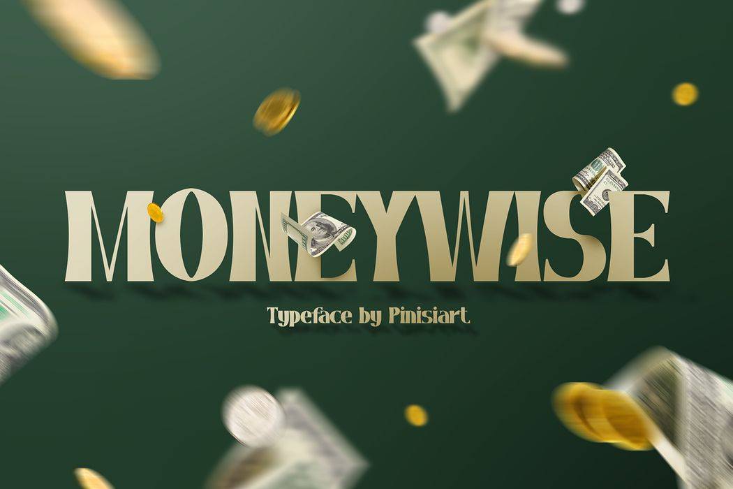 Moneywise Font sample