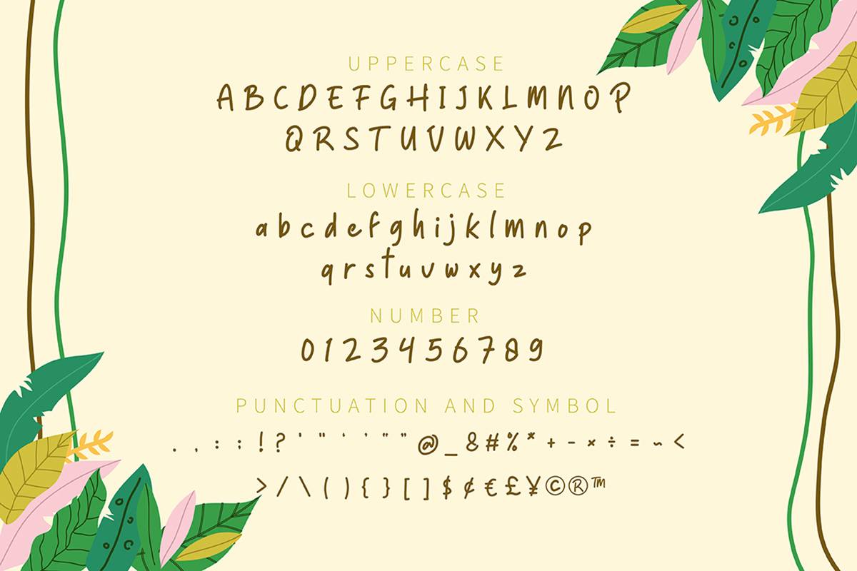 Monkey Geek Font sample