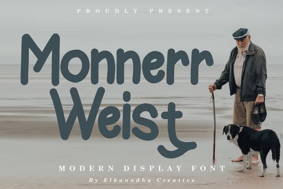 Monnerr Weist Font sample