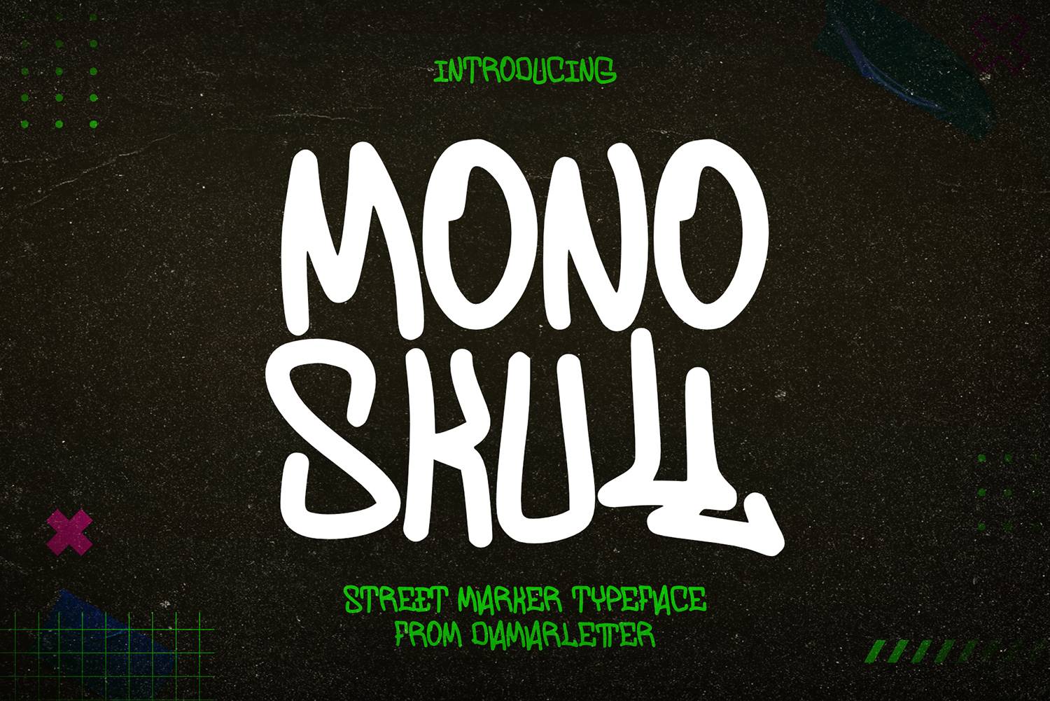 Monoskull Font sample