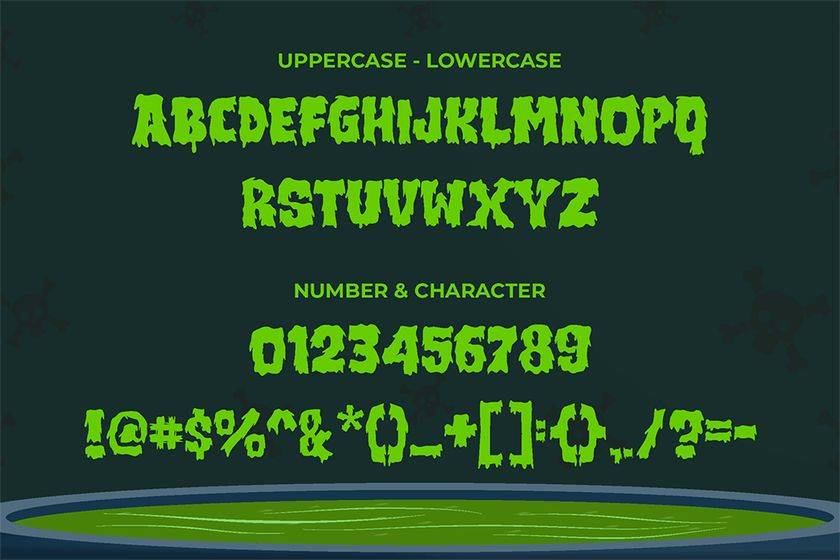 Monstarize Font sample
