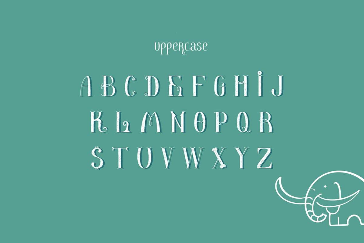 Monster Regular Font sample