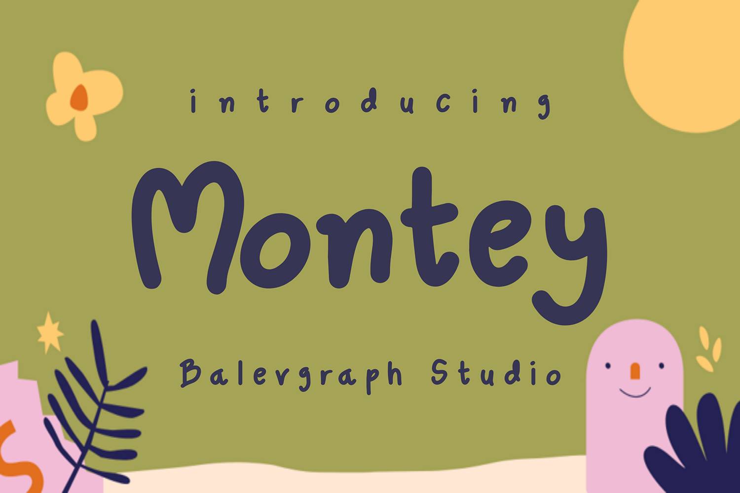 Montey Font sample
