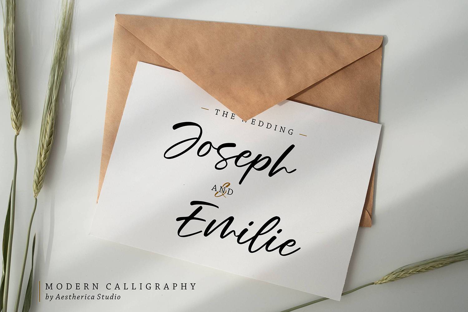 Monthier Font sample