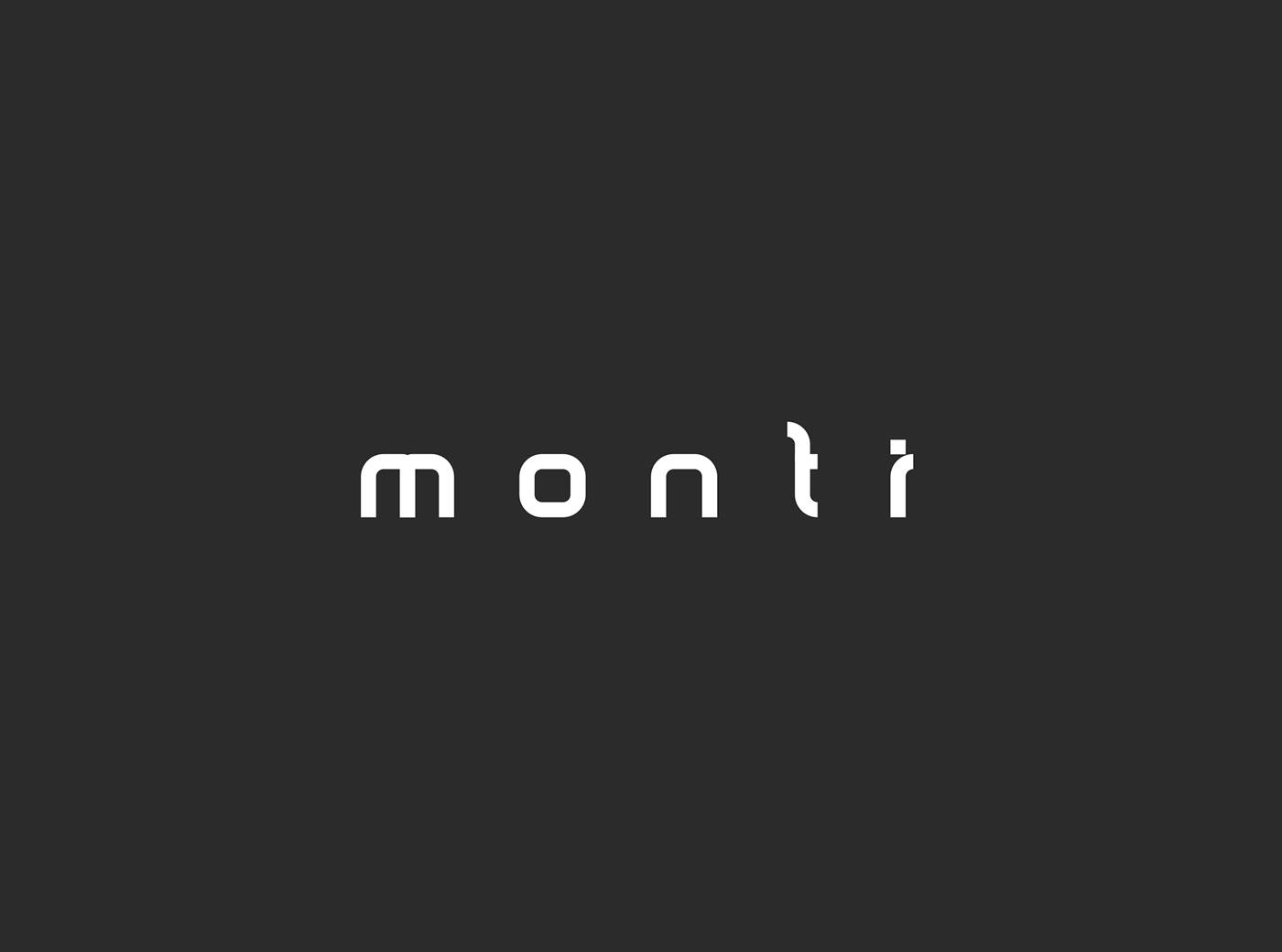 Monti Minimal Typeface sample