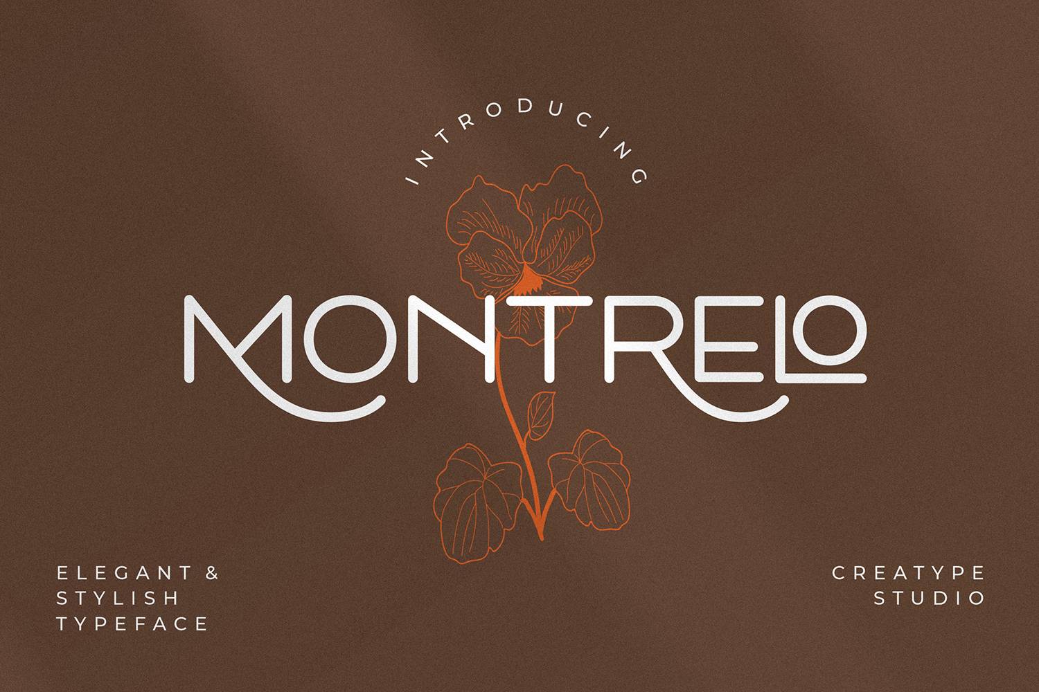 Montrelo Font sample