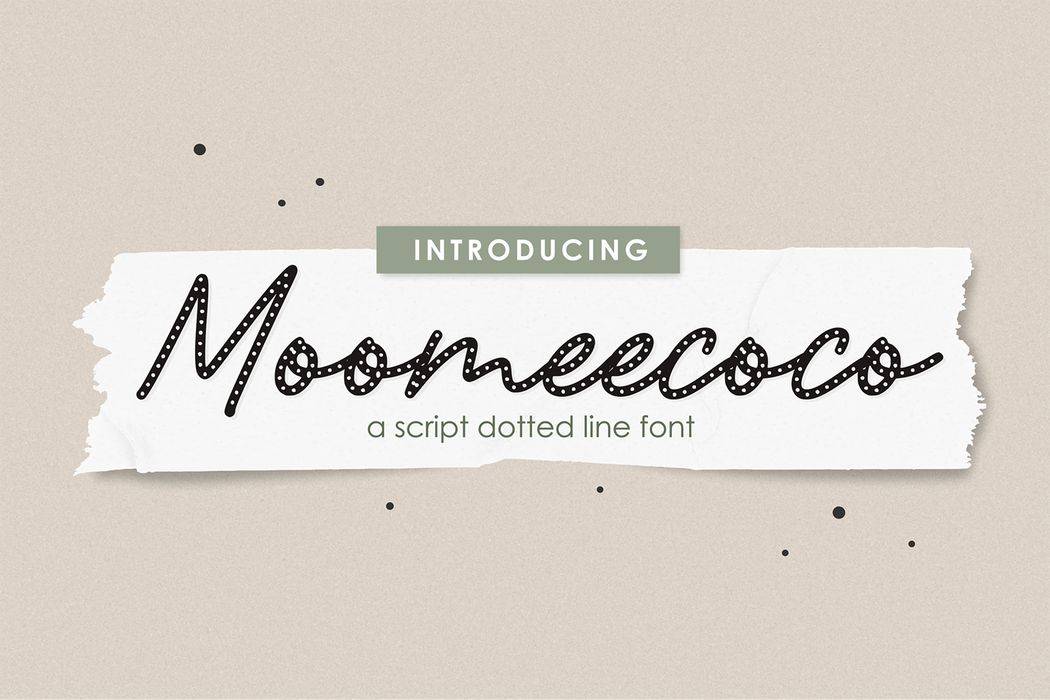 Moomeecoco Font sample