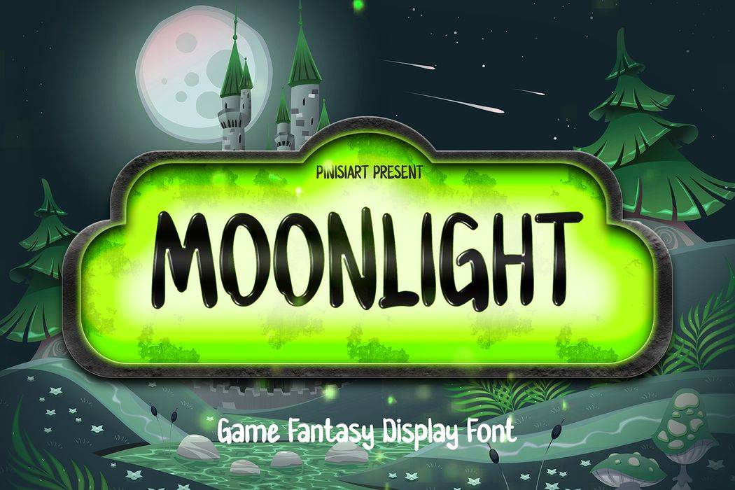 Moonlight Font sample