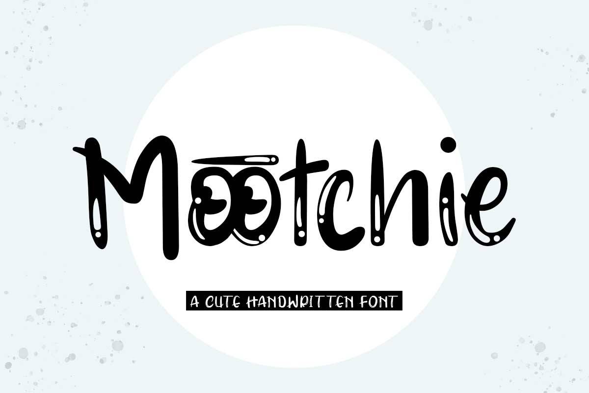 Mootchie Font sample