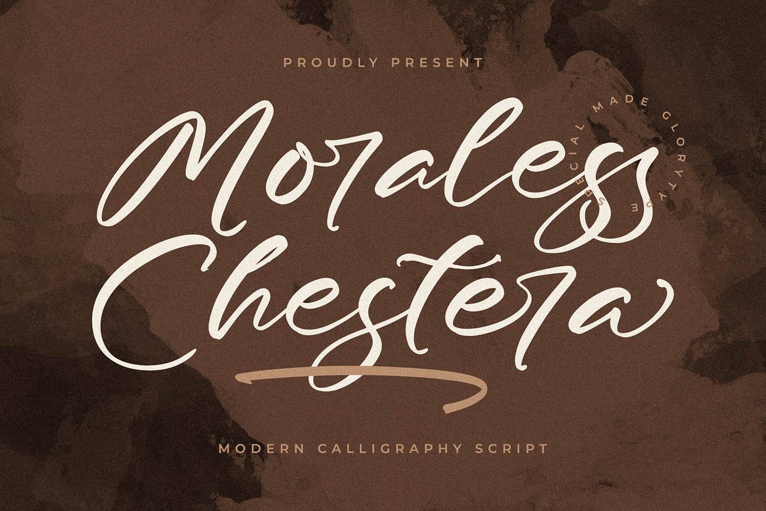 Moraless Chestera Font sample