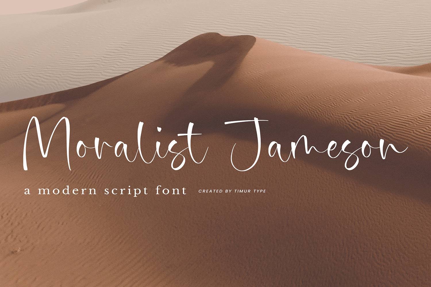 Moralist Jameson Font sample