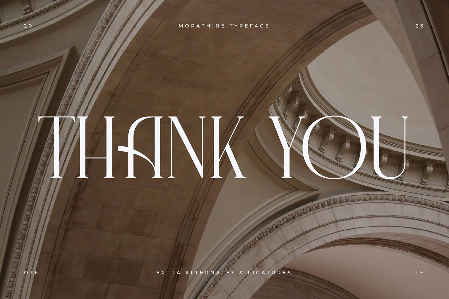 Morathine Font sample