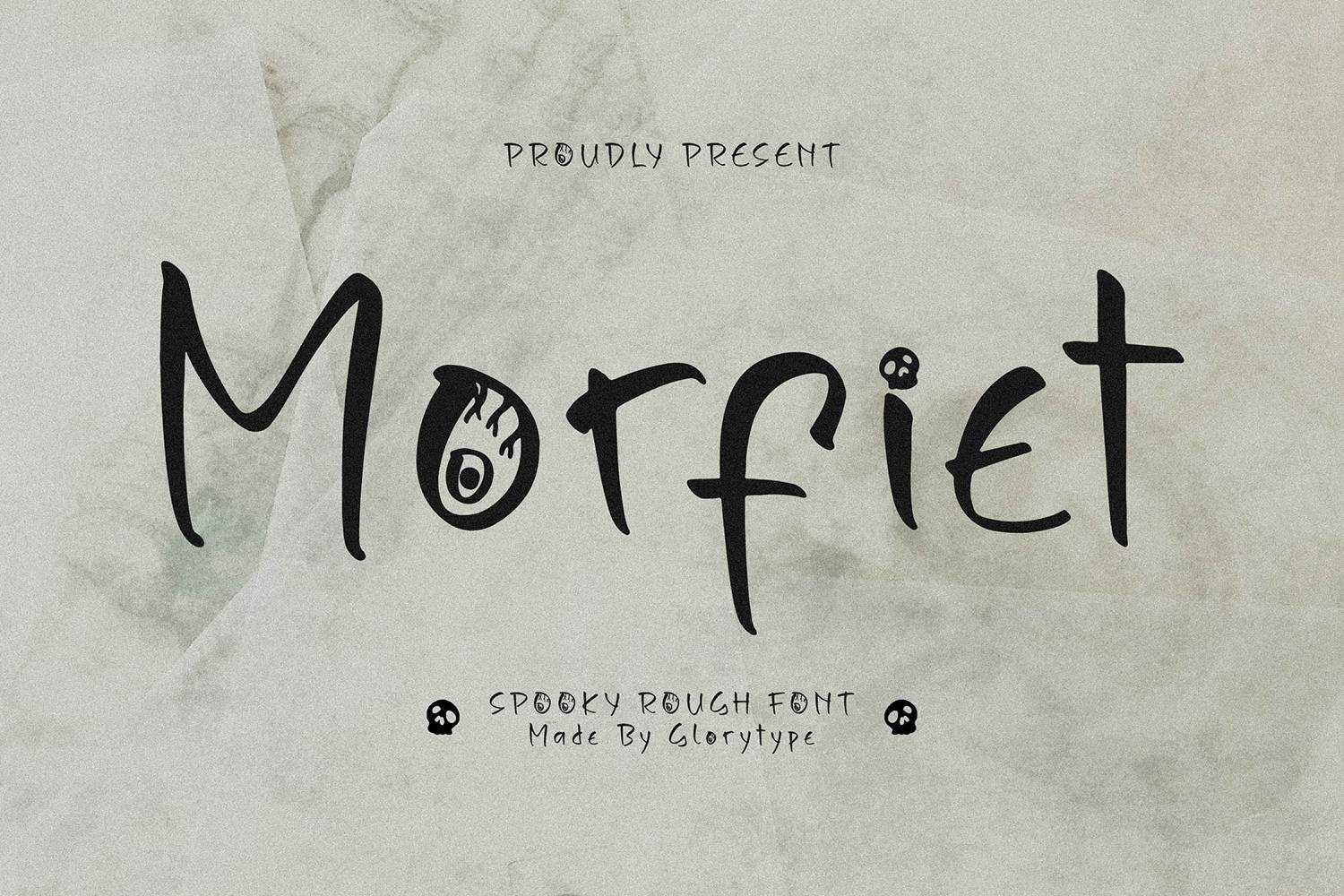 Morfiet Font sample