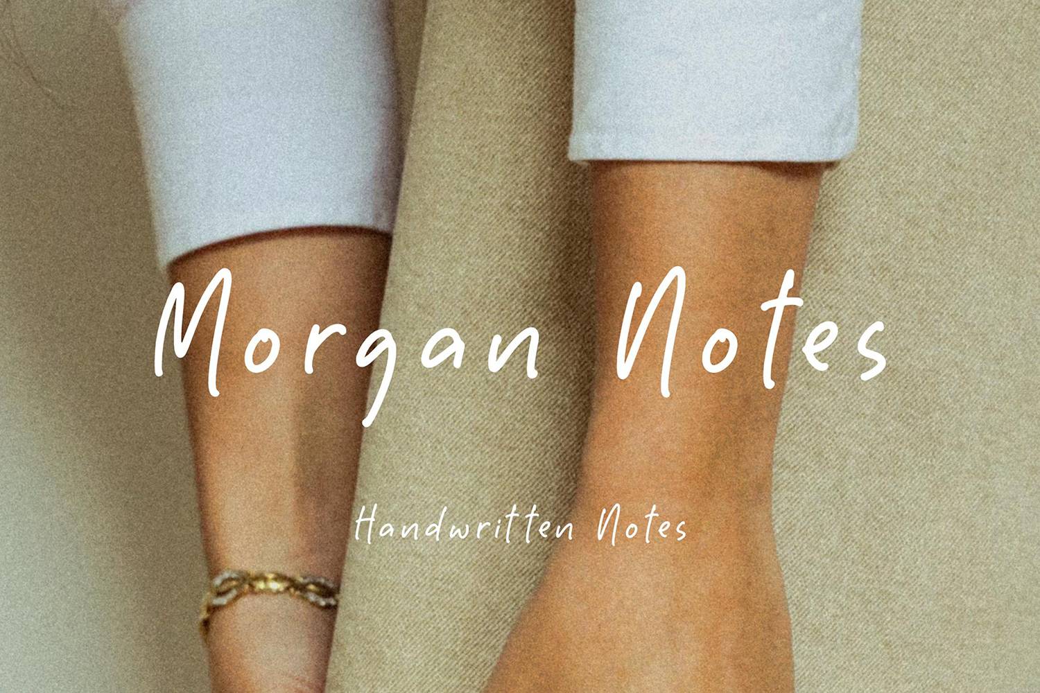 Morgan Notes Font sample
