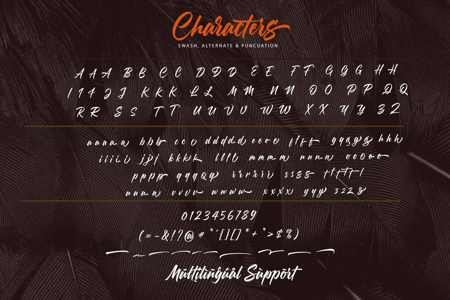 Morning Glory Font sample