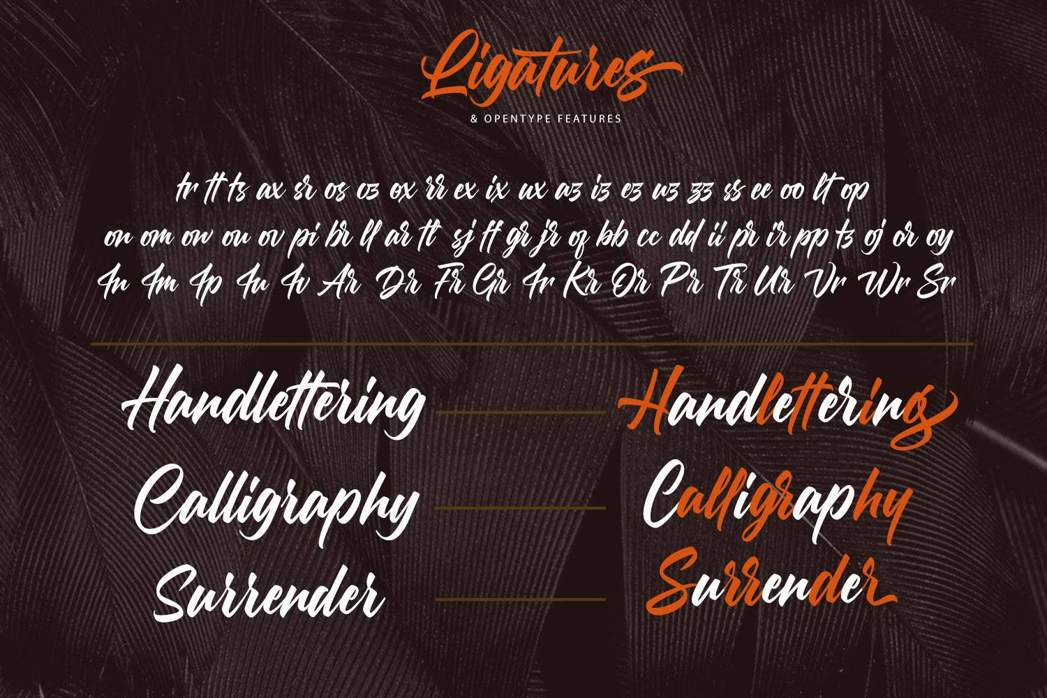 Morning Glory Font sample