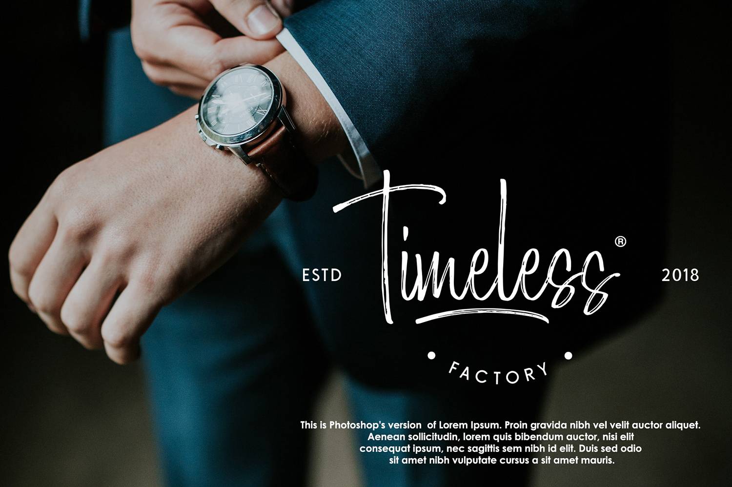 Morristone Font sample