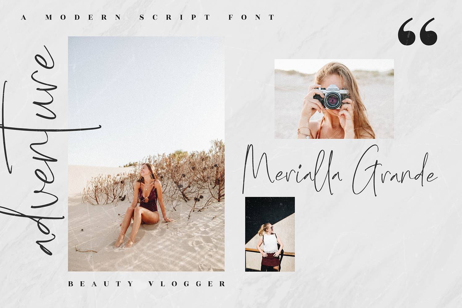 Mothell Font sample