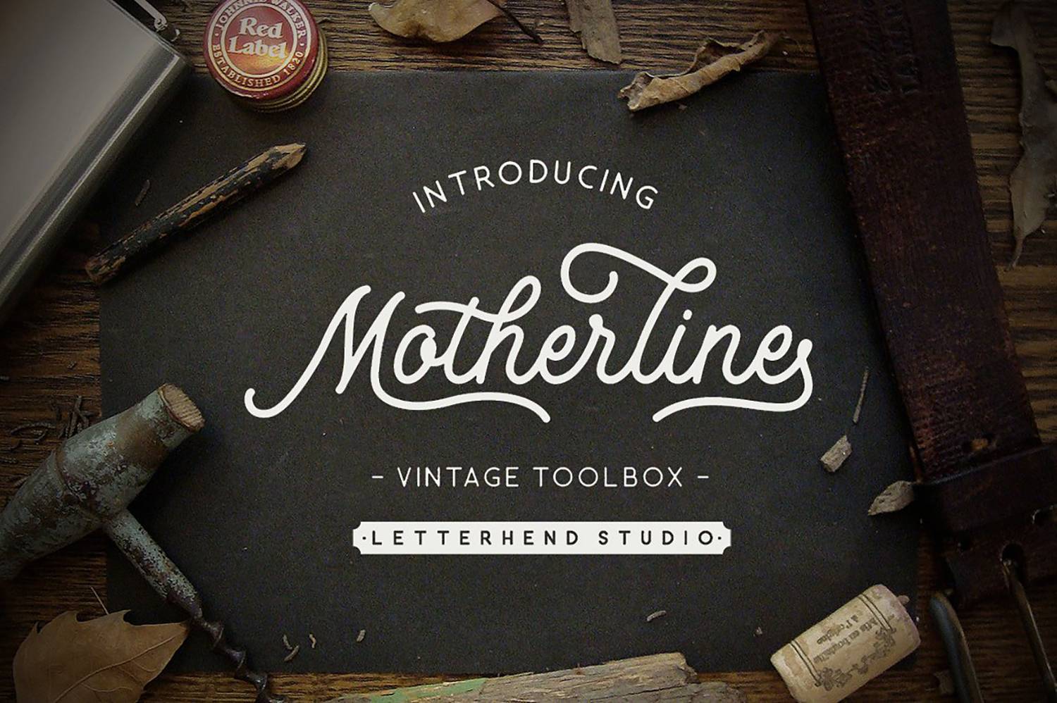 Motherline Font sample