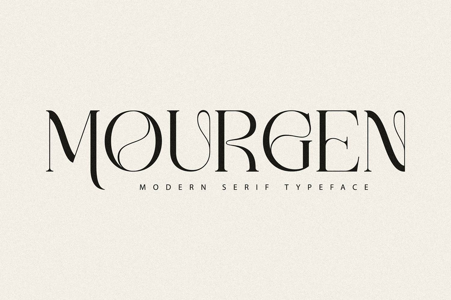 Mourgen Font sample