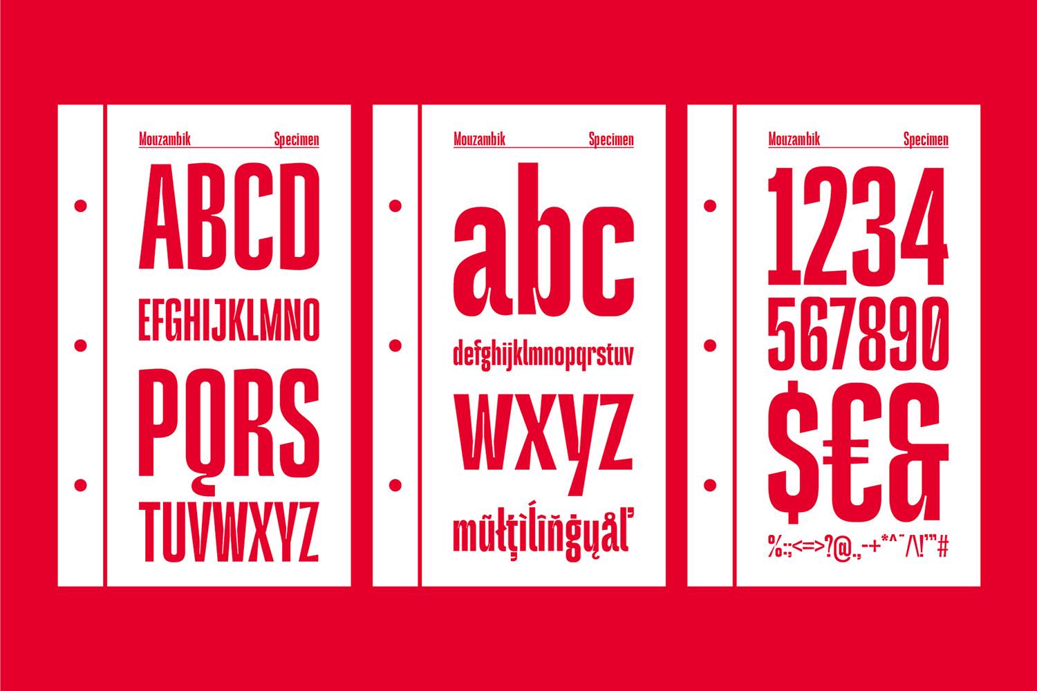 Mouzambik Font sample