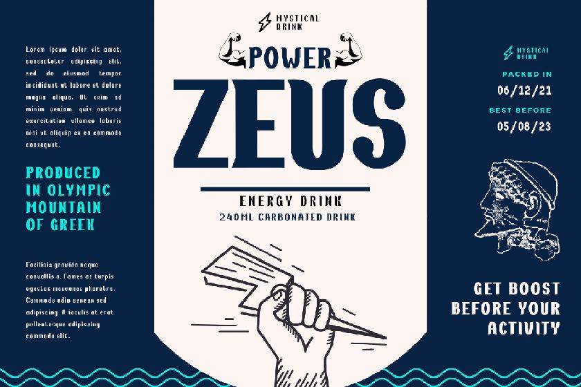 Moveri Font sample