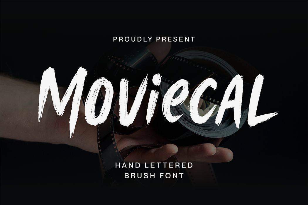 Moviecal Font sample