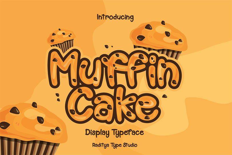 Muffin Cake Font sample