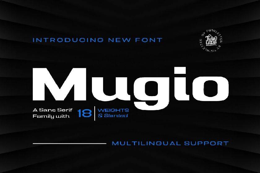 Mugio Font sample