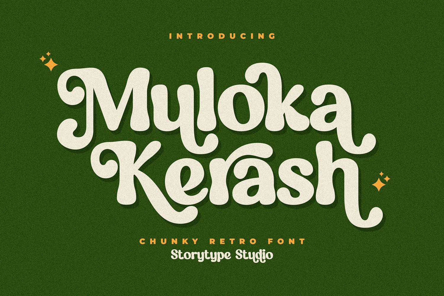 Muloka Kerash Font sample