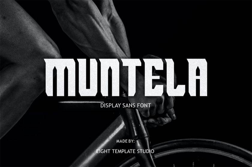 Muntela Font sample
