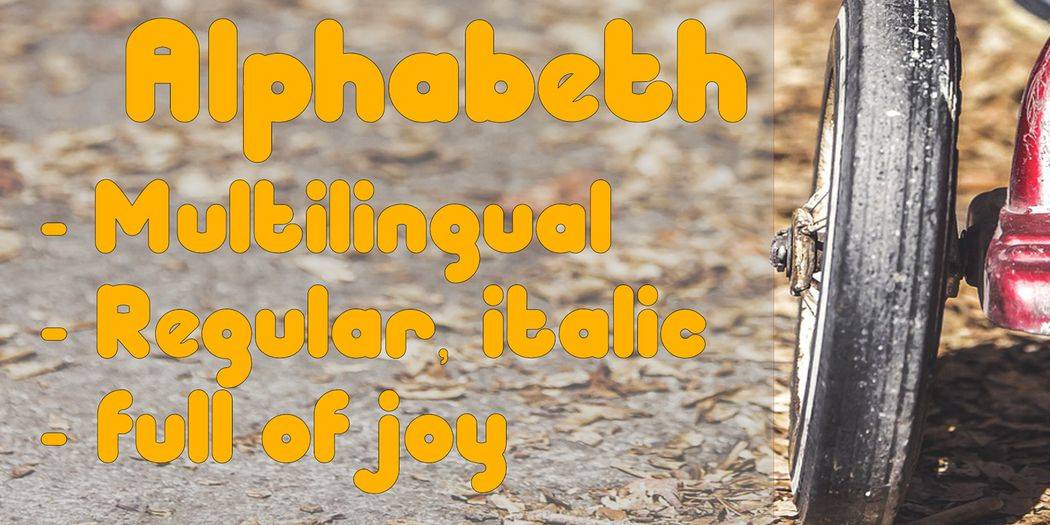 Murisa Babyfish Font sample