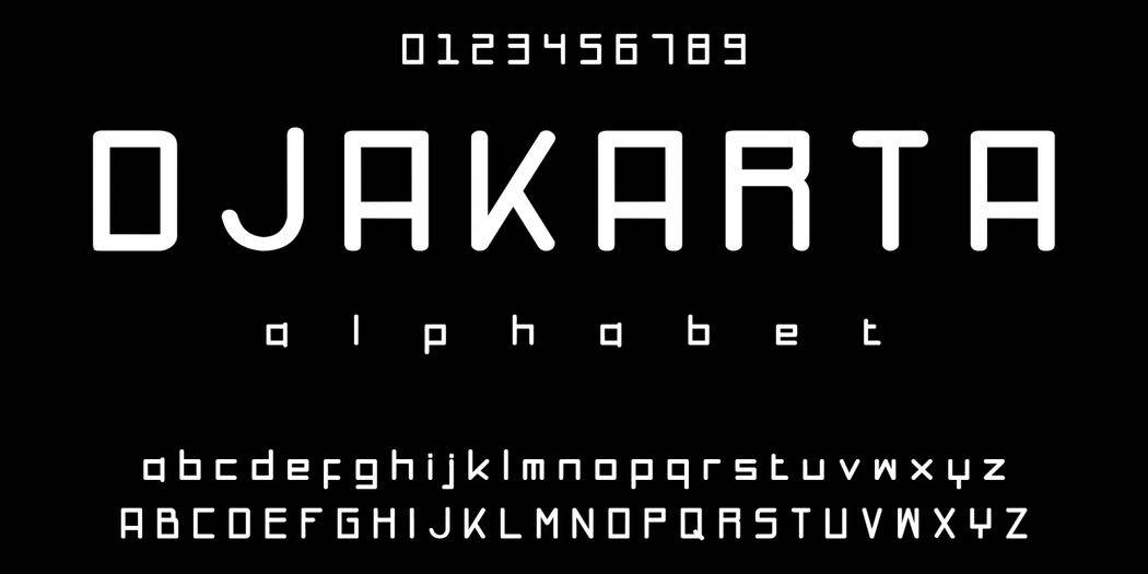 Murisa Djakarta Font sample