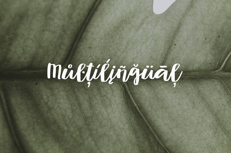 Muscat Handwriting Script Demo sample