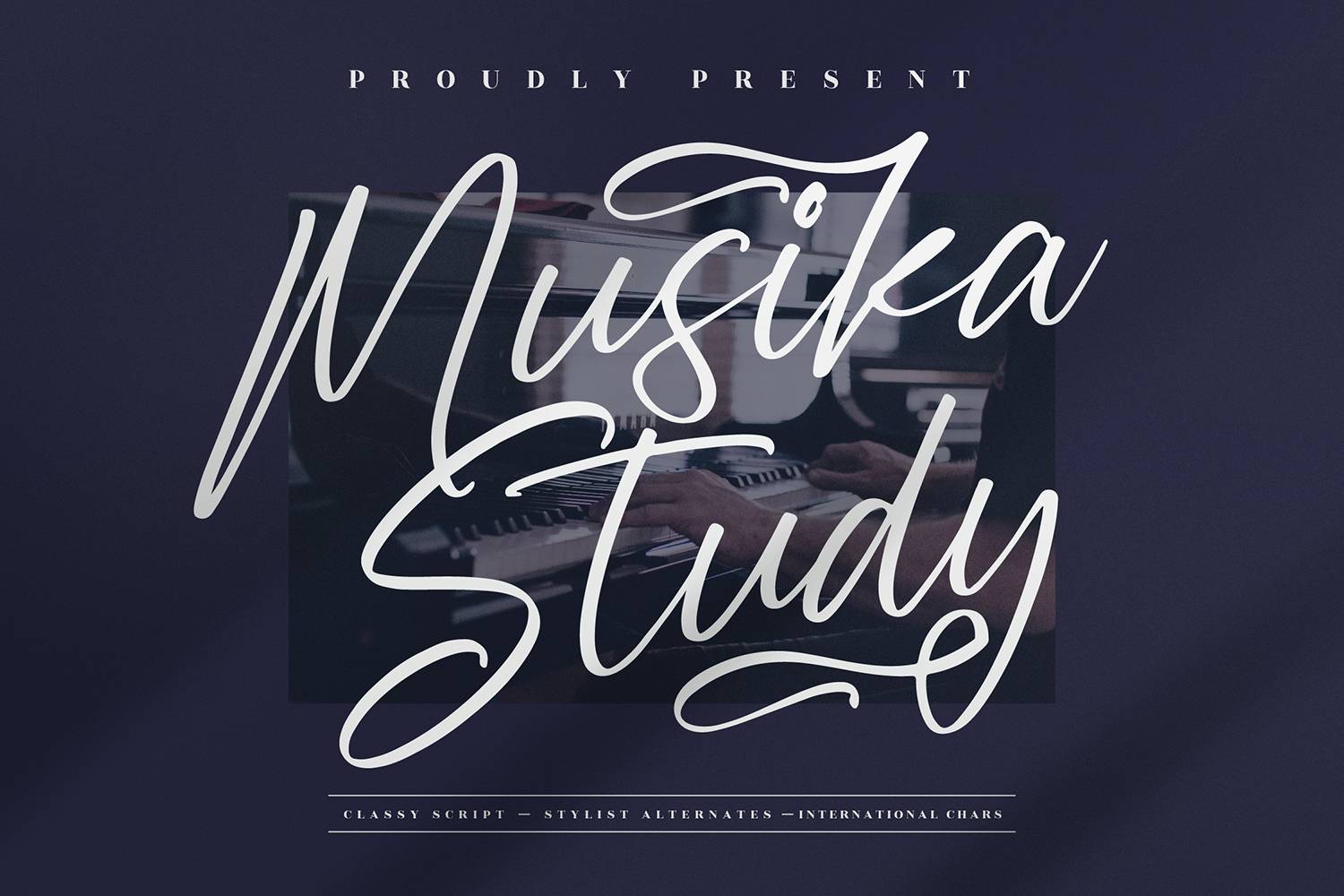 Musika Study Font sample