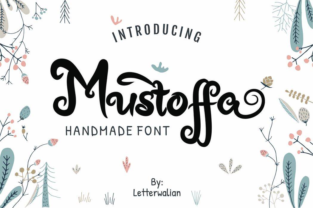 Mustoffa Font sample
