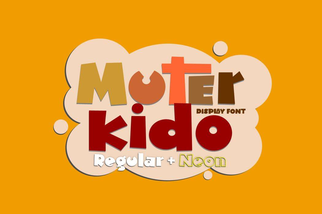 Muter Kido Font sample