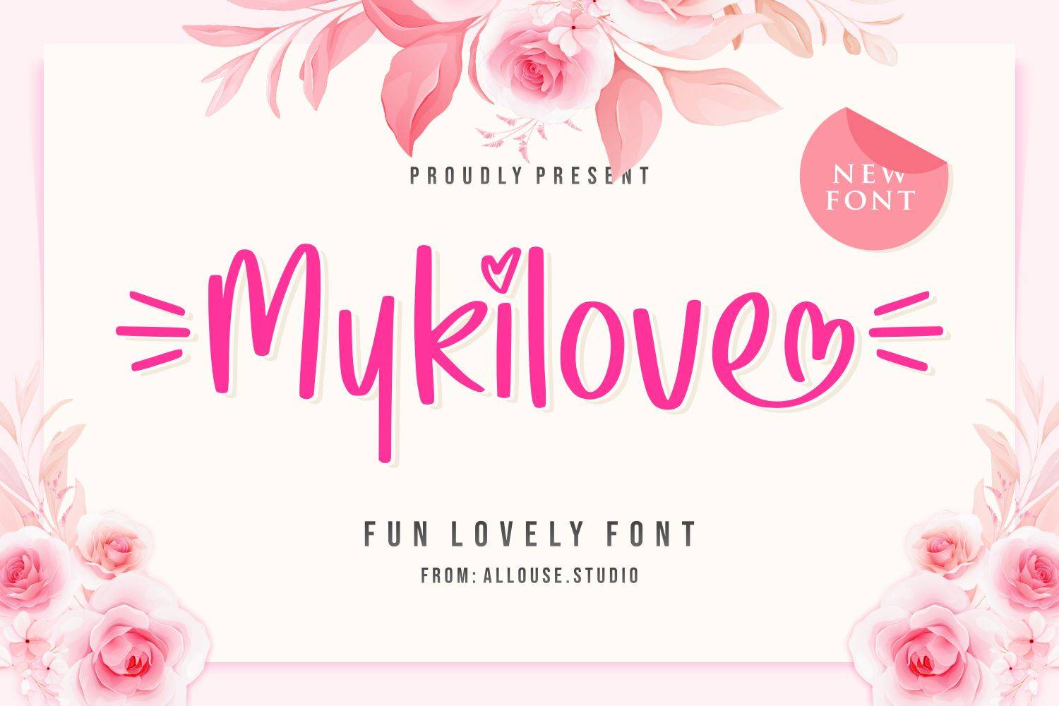 Mykilove Font sample