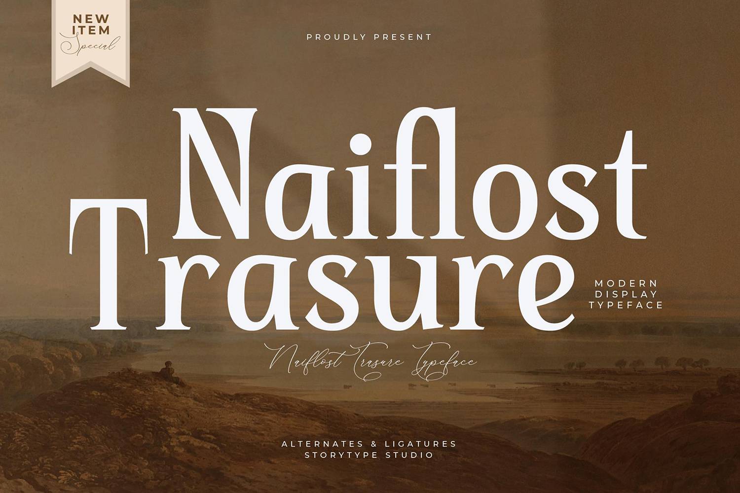 Naiflost Trasure Font sample