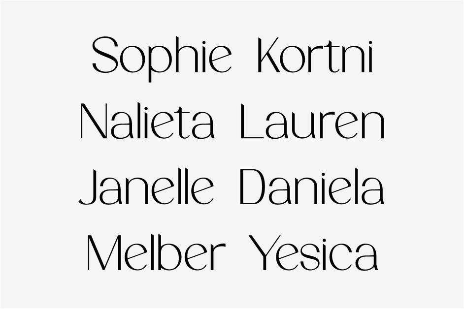 Nalieta Font sample