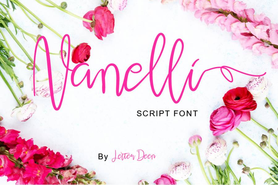 Nanelli Modern Script Demo sample