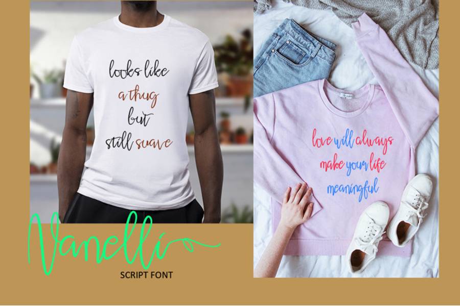 Nanelli Modern Script Demo sample