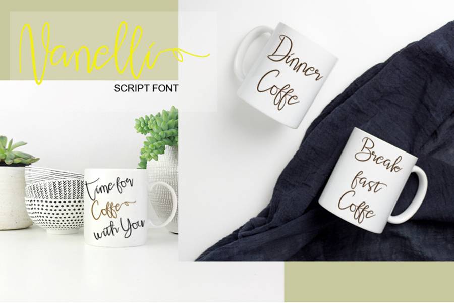 Nanelli Modern Script Demo sample
