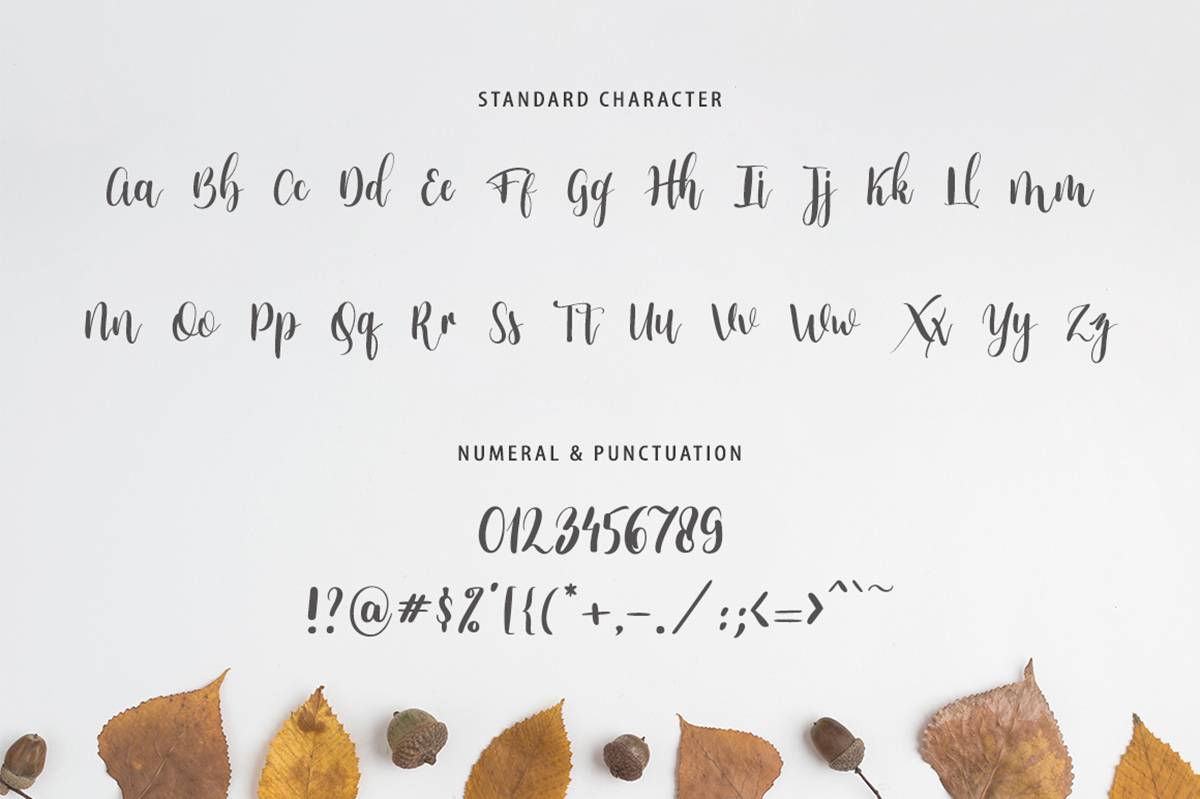 Natalia Script Font sample
