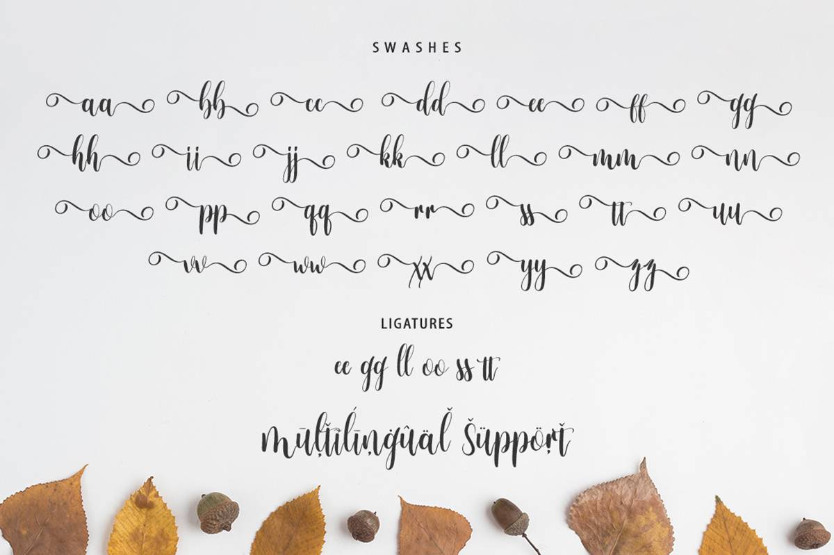 Natalia Script Font sample