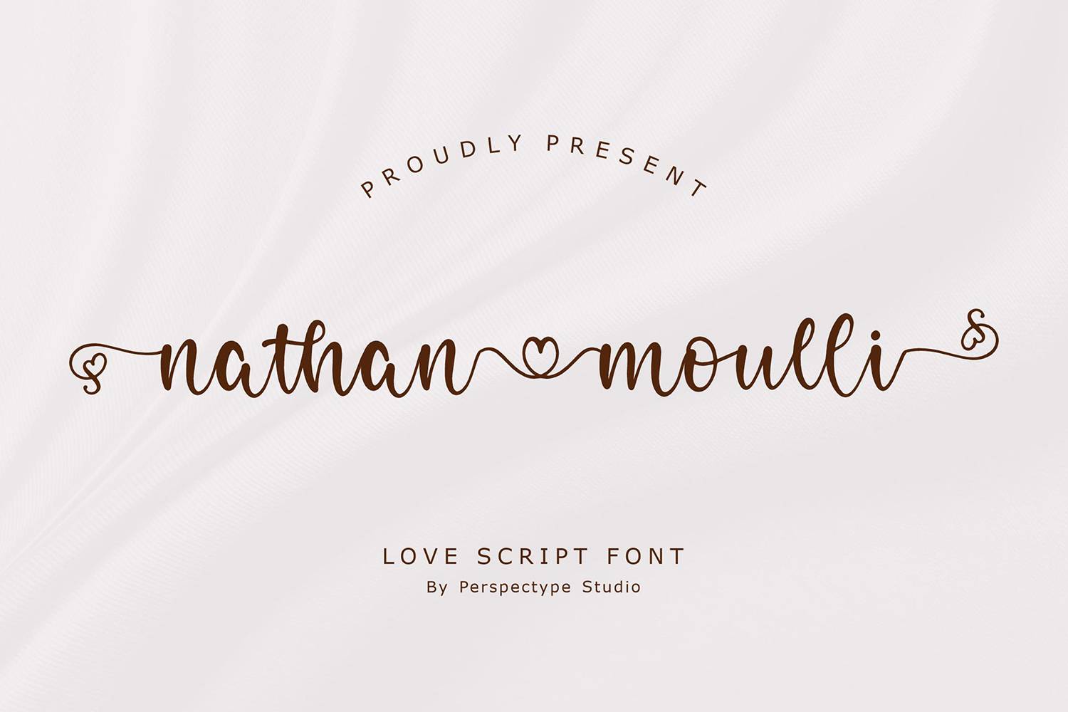 Nathan Moulli Font sample