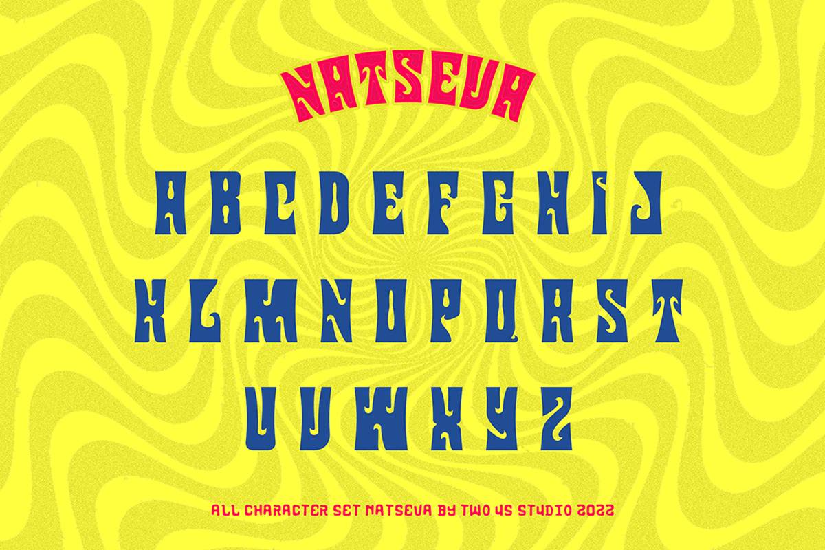 Natseva Font sample