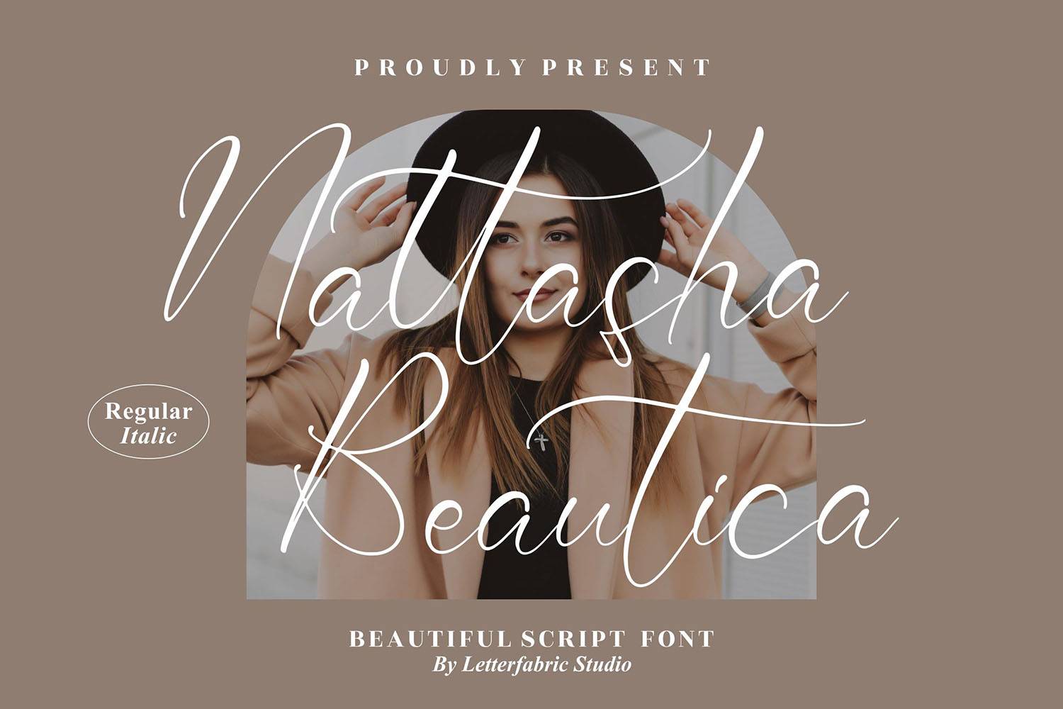 Nattasha Beautica Font sample