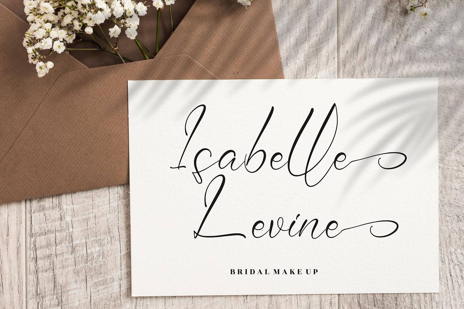 Nattasha Beautica Font sample