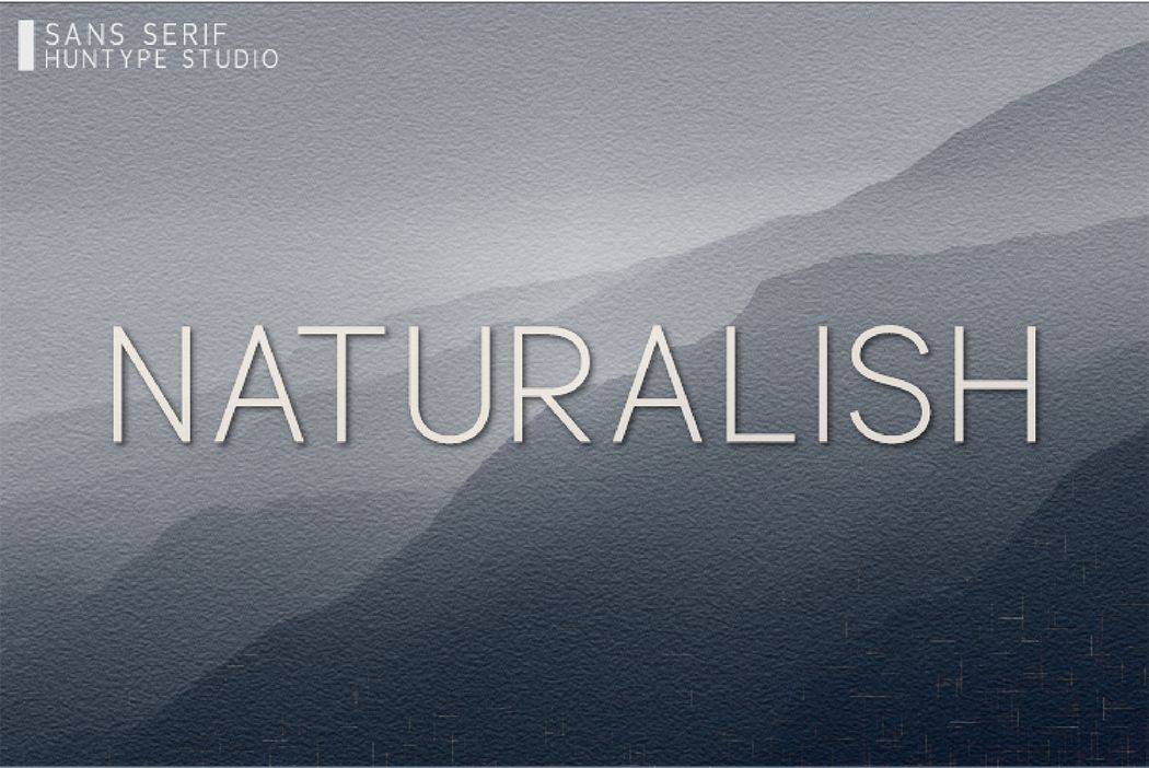 Naturalish Font sample